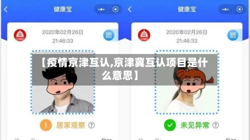 【疫情京津互认,京津冀互认项目是什么意思】