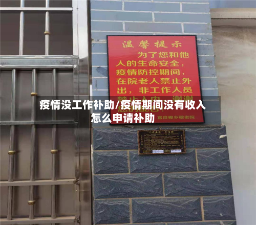 疫情没工作补助/疫情期间没有收入怎么申请补助-第3张图片