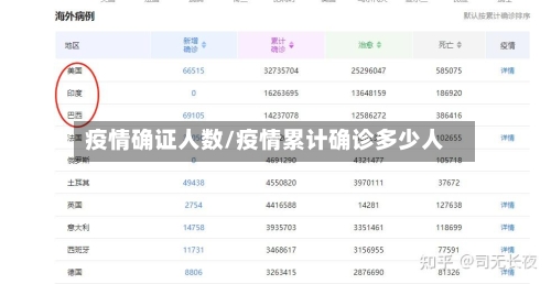 疫情确证人数/疫情累计确诊多少人