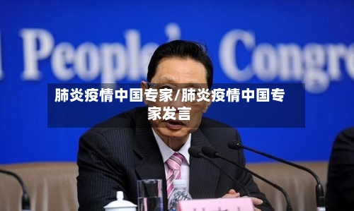 肺炎疫情中国专家/肺炎疫情中国专家发言